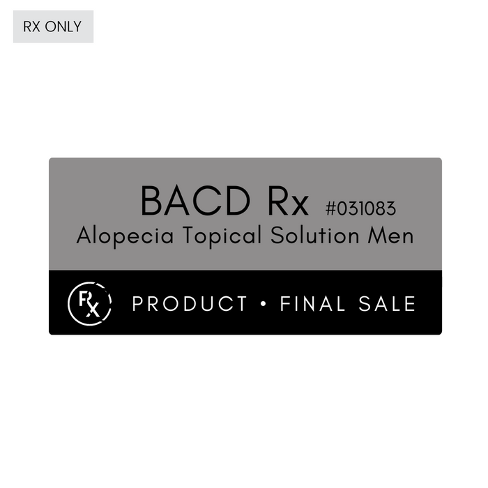 BACD Rx Alopecia Topical Solution Men