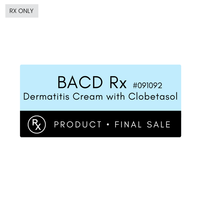 BACD Rx Dermatitis Cream with Clobetasol