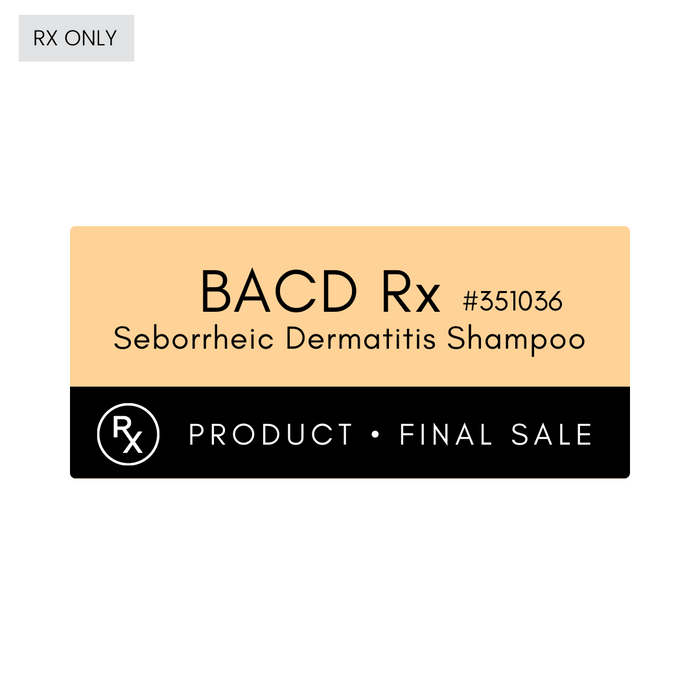 BACD Rx Seborrheic Dermatitis Shampoo
