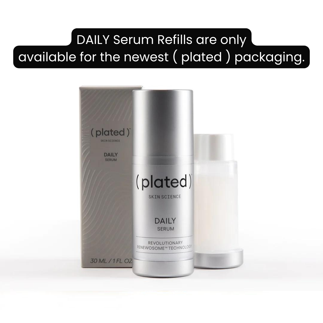 Plated Skin Science Daily Serum (Silver) REFILLS