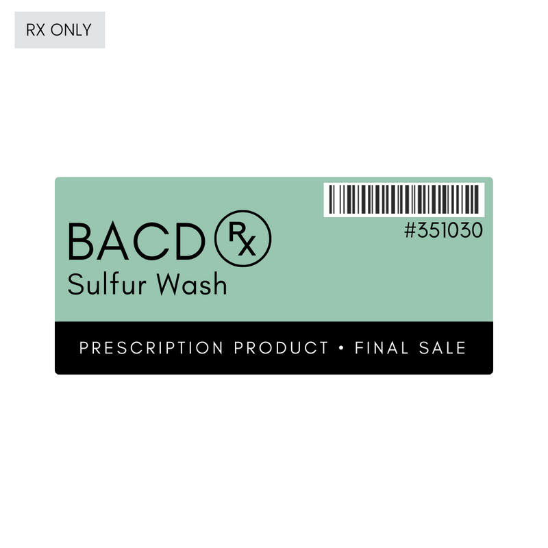 BACD Rx Sulfur Wash