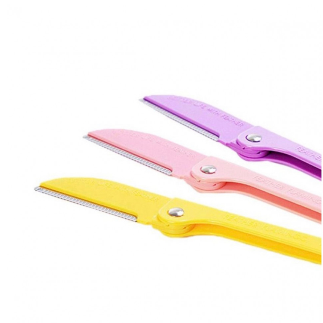 Feather Flamingo Facial Touch-Up Razor – We Love Skin